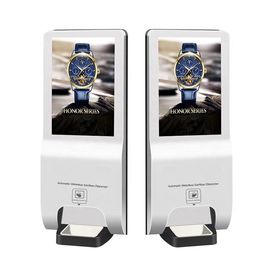 ABS Zemin Ayaklı Dijital Tabela Ekran El Temizleyici Dağıtıcı Duvara Monte
