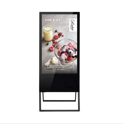 Reklam Restoran Taşınabilir Dijital Tabela Reklam Ekranı Akülü