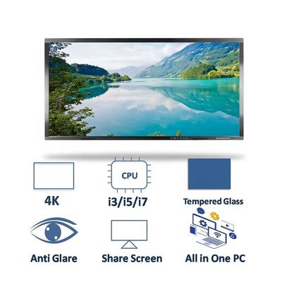 8ms Reklam Ekran Oynatıcı Dijital Tabela'da LCD Kızılötesi Dokunmatik Ekran