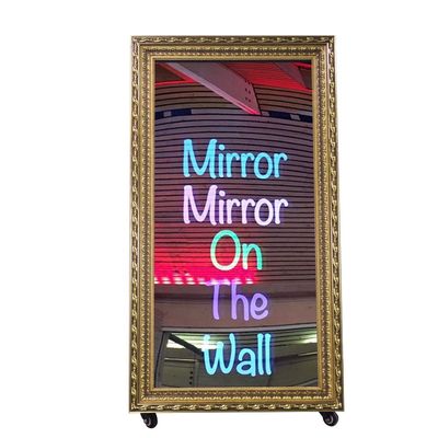 62 &quot;Dokunmatik Ekran Aynası Photobooth Parti Etkinliği Düğün Magic Selfie Makinesi Kiosku