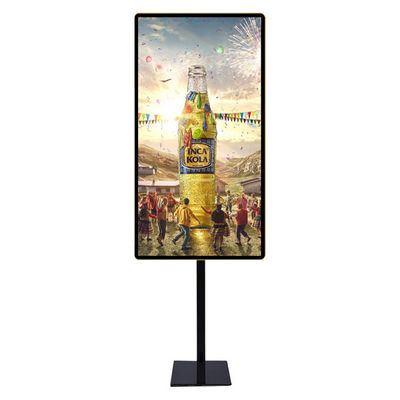 32 inç Taşınabilir LCD Reklam Ekranı Dijital Tabela Zemin Ayakta