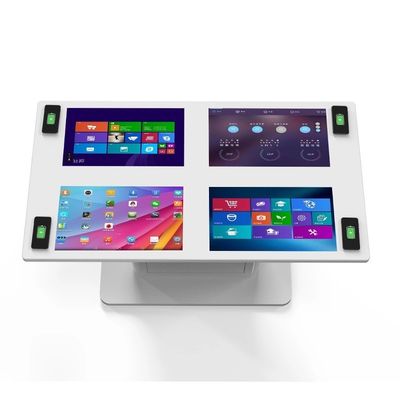 Akıllı İnteraktif Kılavuz Dokunmatik Ekran Bilgisayar Kiosk 400 Cd / M2 Banka İçin