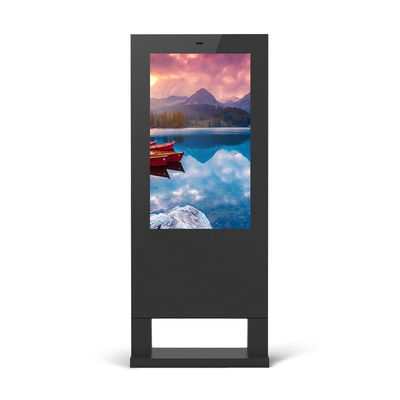 4K HD Suya Dayanıklı Lcd Zemin Ayakta Dijital Tabela Billboard Açıkhava Reklamcılığı Ekranı