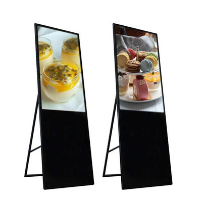 43 inç Gıdalar Menü Ekranı Taşınabilir Reklam Ekranı Dijital Tabela Köşkü