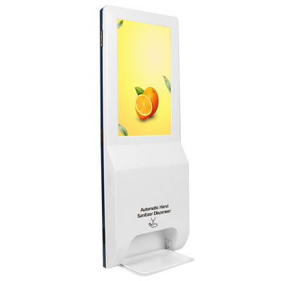 El Dezenfektanı Dispenseri ile Duvara Monte LCD Dijital Tabela Sıcaklığı Ölçme