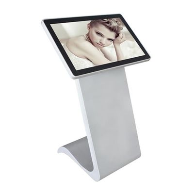 Hoparlörlü S Tipi Reklam LCD Dokunmatik Ekran Kiosk Dijital Tabela Reklamcılığı