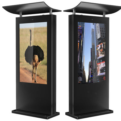 Dış Mekan Dijital Tabela Kiosk Ekranı Suya Dayanıklı Zemin Ayakta Lcd Reklam