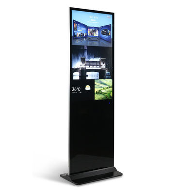 12V 5A Dikey Dokunmatik Olmayan Zemin Ayakta Dijital Reklam Kiosk Ekranı