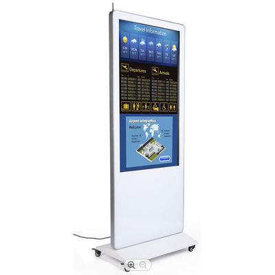 LCD Hareketli Dokunmatik Ekran Dijital Tabela Reklam Kiosk Zemin Ayakta