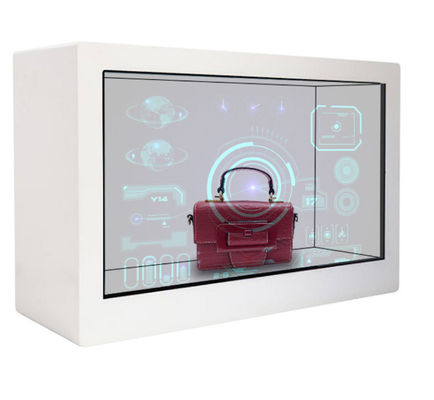 55 İnç LCD Akıllı Dijital Şeffaf Ekran Vitrin 450cd/M2