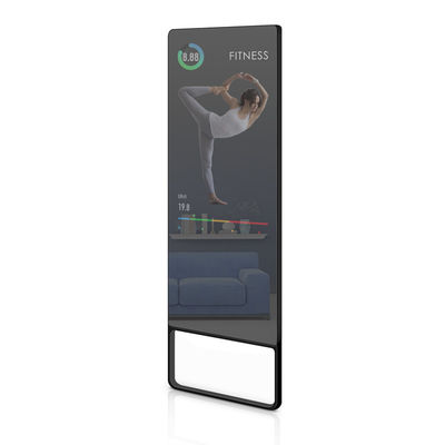 43 inç Fitness AI Connect Taşınabilir Dijital Tabela Ev Egzersiz için Sihirli Ayna Hareketli